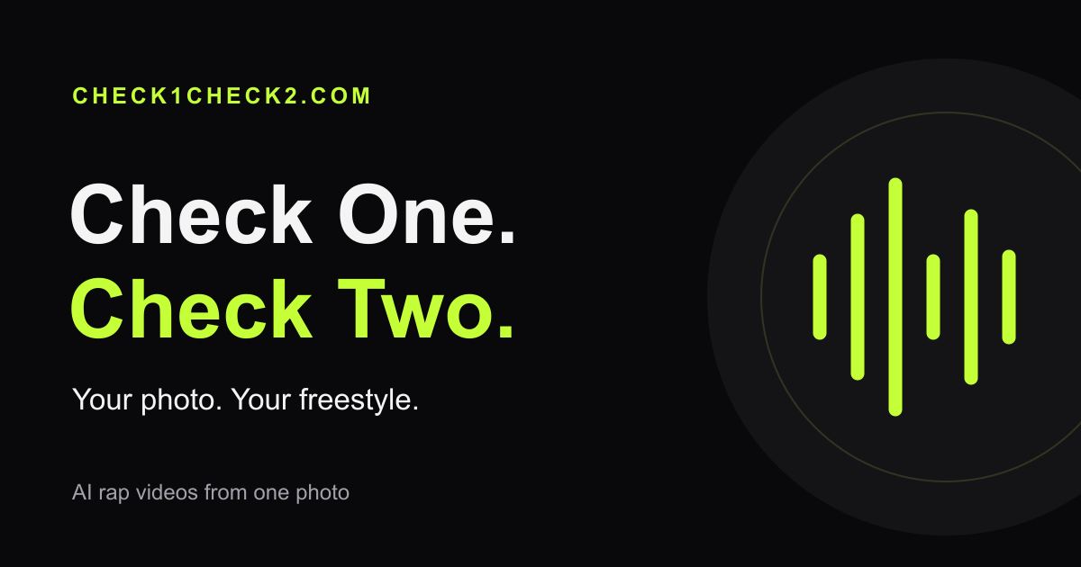 Check One Check Two AI Video Trend Tutorial: Step-by-Step Guide